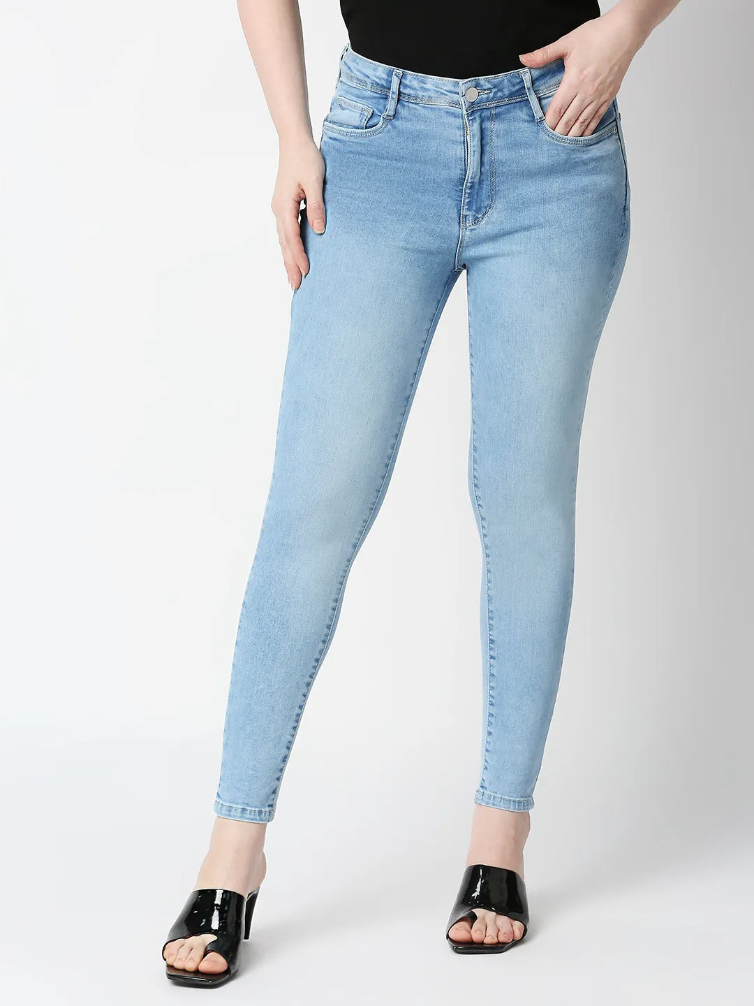 Women High-Rise Skinny Fit Jeans